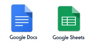 google docs and google sheets