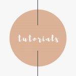 Set of Five Simple Instagram Highlight Covers#1 Tan and White