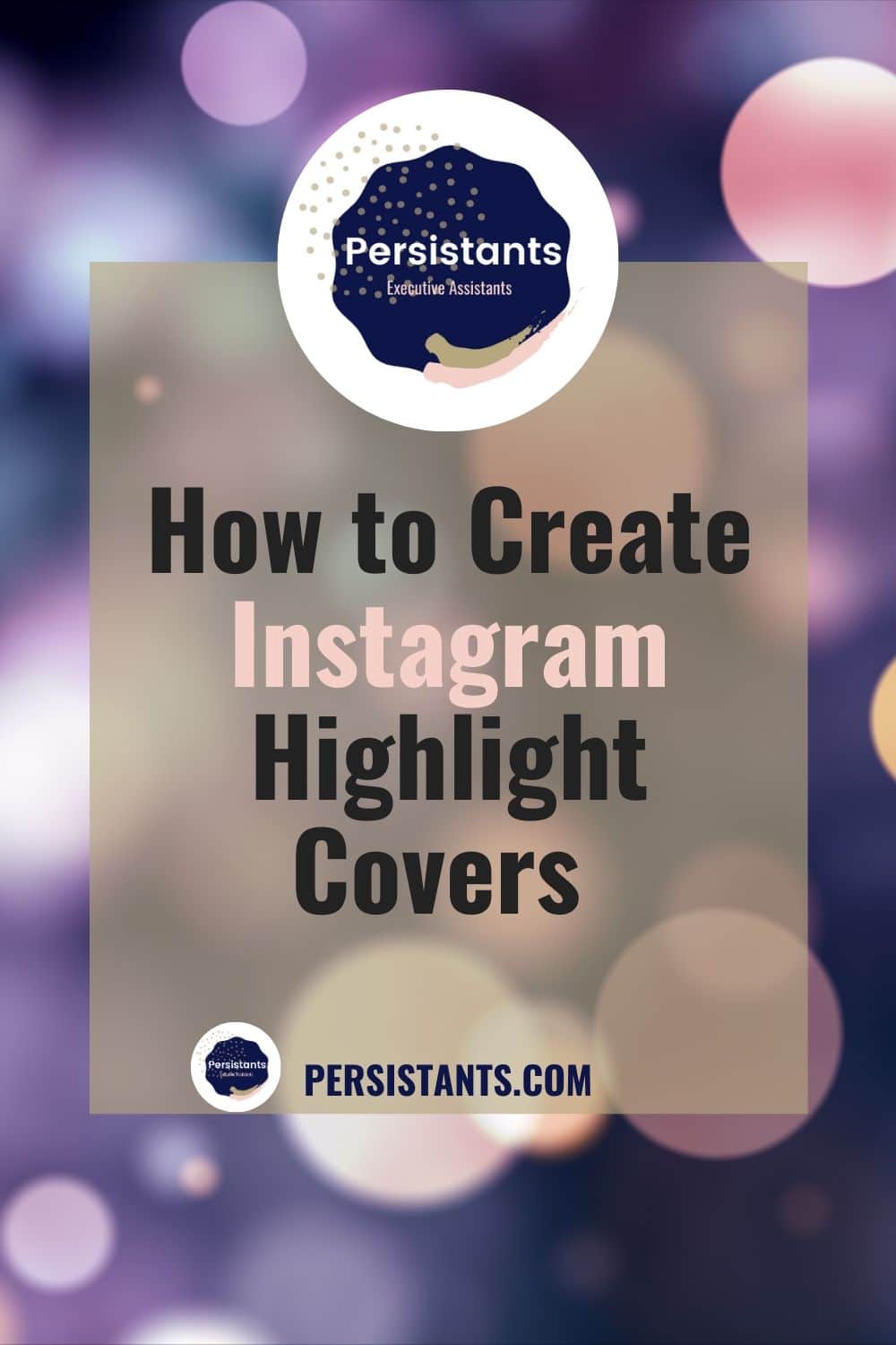 How to Create Instagram Highlight Covers Pinterest Graphic