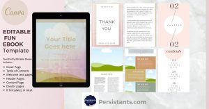 PEAS FUN LITTLE EBOOK TEMPLATE