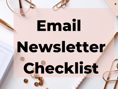 Email Newsletter Checklist