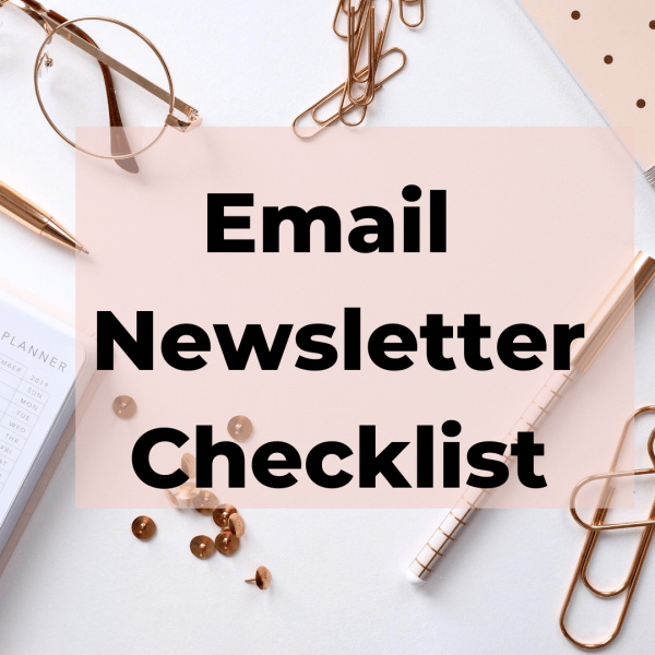 Email Newsletter Checklist