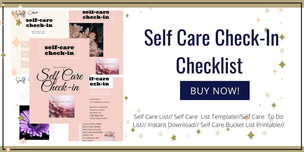 self care check in checklist guide