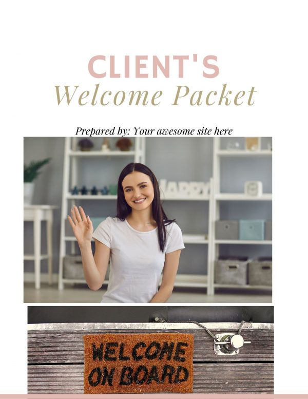 Client Welcome Packet Template | Proposal Template | Virtual Assistant Welcome Packet | Client Onboarding Template |New Client Service Guide