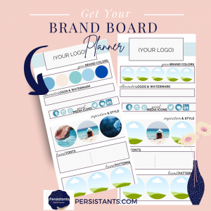 PEAS Get your Brand Mood Board template