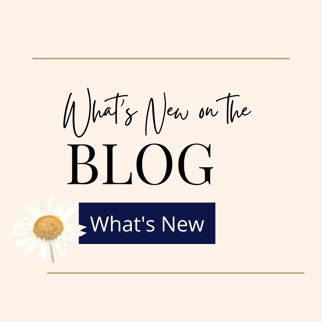 what's new on the blog
