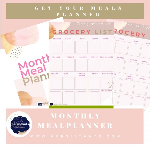 PEAS Monthly Meal Planner First 3 pages 4