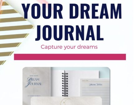 Dream Journal Printable Modern Blue & Brown 