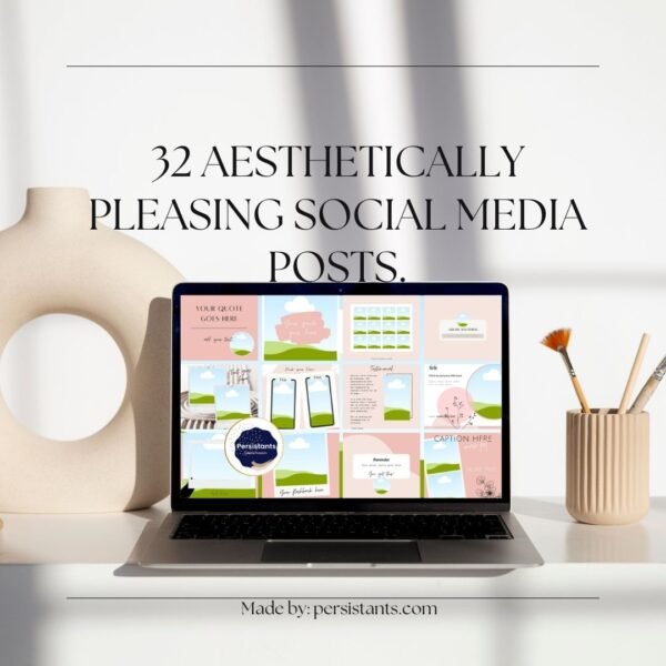 Aesthetically Pleasing social media posts instagram/facebook 2 sizes